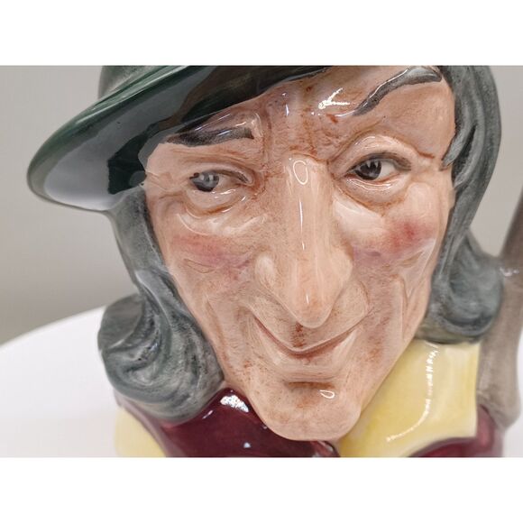 Vintage Royal Doulton English Porcelain 1953 D6462 Pied Piper Mug Toby Jug - Picture 7 of 9